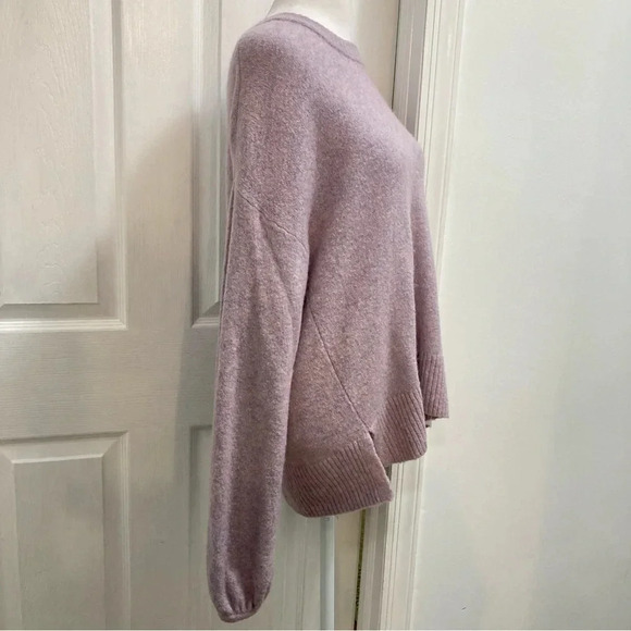 Madewell Payton Pullover Sweater in Coziest Yarn Soft Lilac Purple Small - Picture 6 of 11